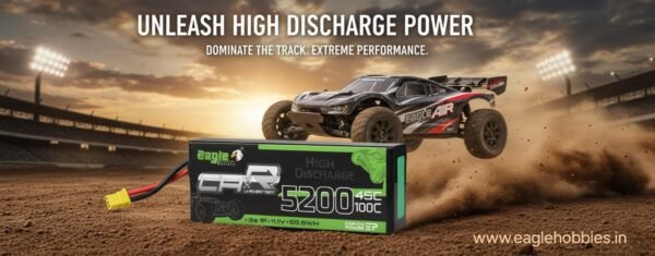 Eagle 5200mAh 3s  45c li-po battery pack with xt60