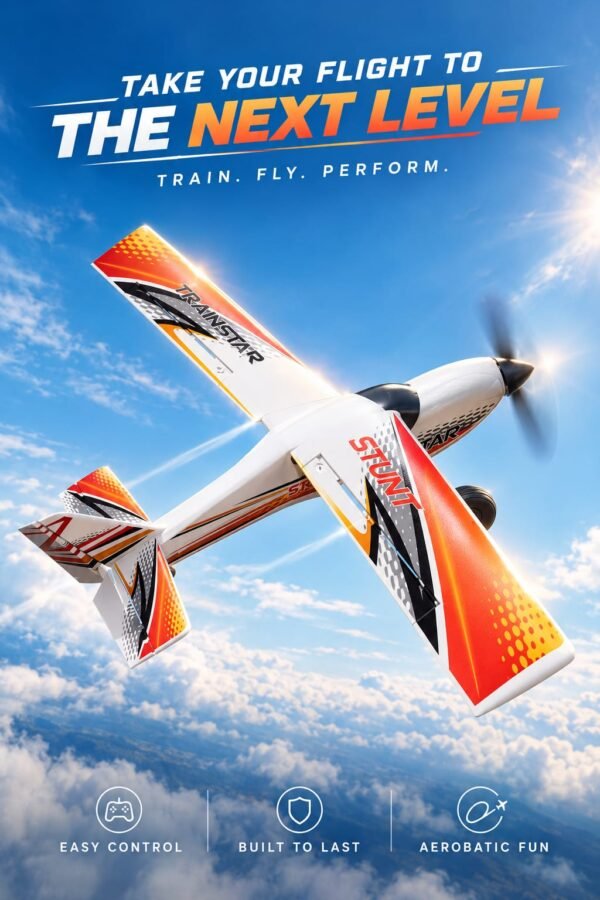 VOLANTEXRC 500MM TrainStar STUNT Brushless RC Airplane –
