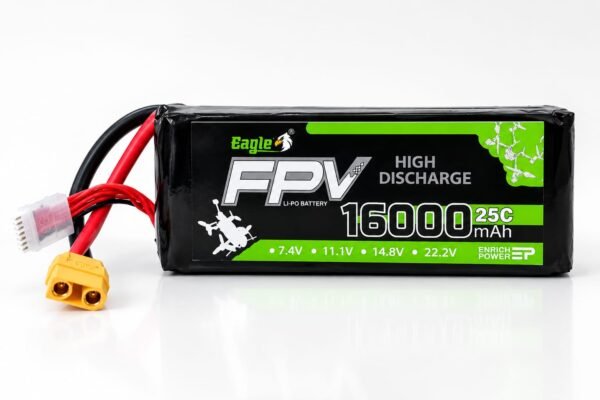 Eagle FPV 16000mAh 22.2v 25C High Discharge Li-Po battery